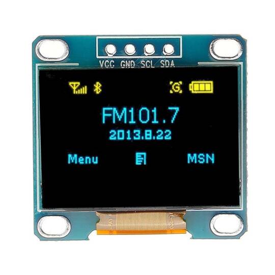 0.96'' I2C OLED Ekran - 4