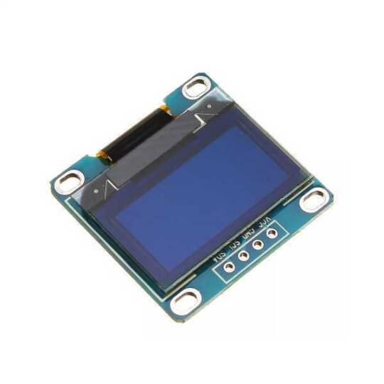 0.96'' I2C OLED Ekran 128x64 Mavi - 3