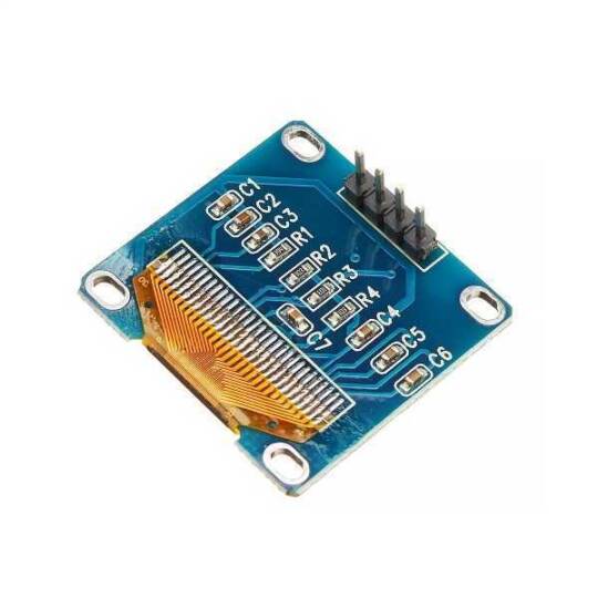 0.96'' I2C OLED Ekran 128x64 Mavi - 4