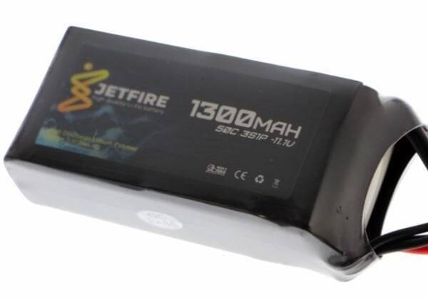 11.1V 1300mAh 50C Li-Po Batareya 3S JetFire Batareya - 1