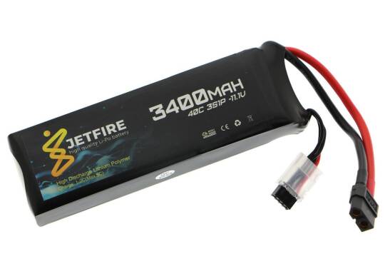 11.1V 3400mAh 40C Li-Po Batareya 3S Batareya - 2