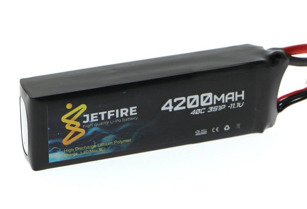 11.1V 4200mAh 40C Li-Po Batareya 3S Batareya - 1