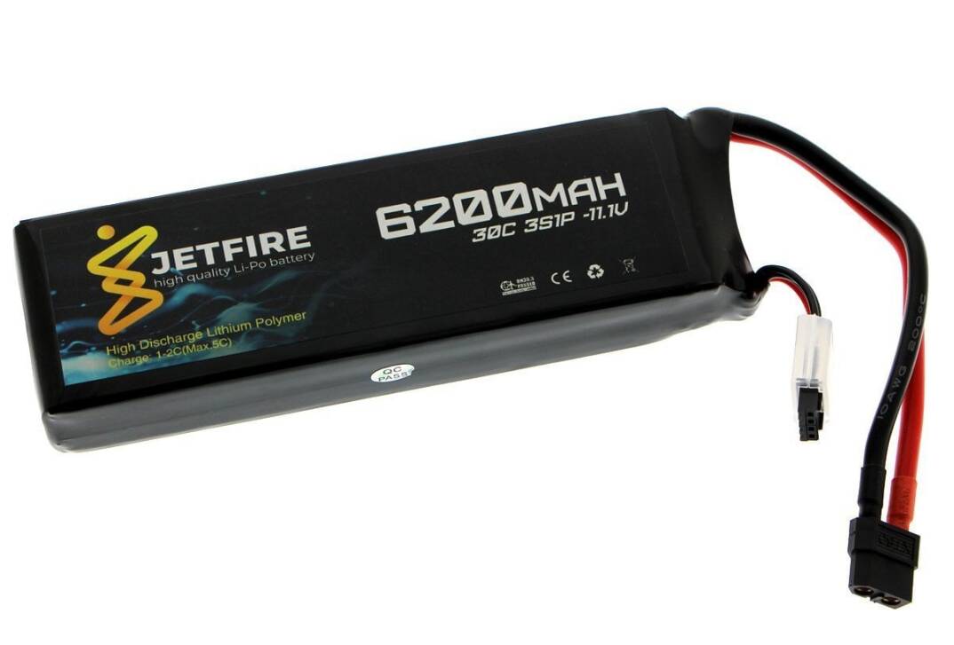 11.1V 6200mAh 40C Li-Po Batareya 3S Batareya - 2