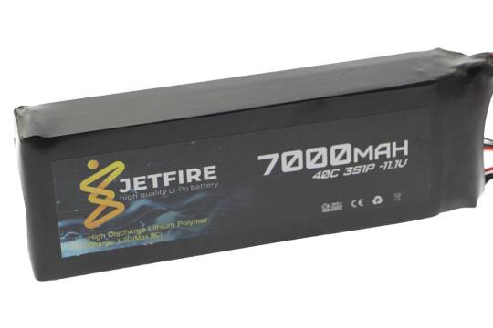 11.1V 7000mAh 40C Li-Po Batareya 3S JetFire Batareya