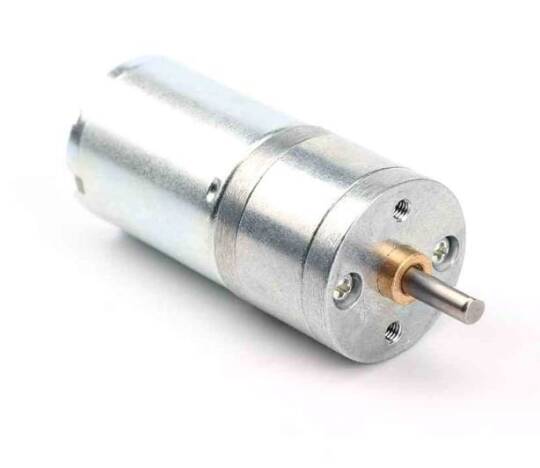 12V 10 RPM 25 mm Reduktorlu DC Motor