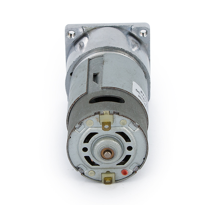 12V 100 RPM 42mm Reduktorlu Kvadrat Flanşlı Uzun DC Motor - 2
