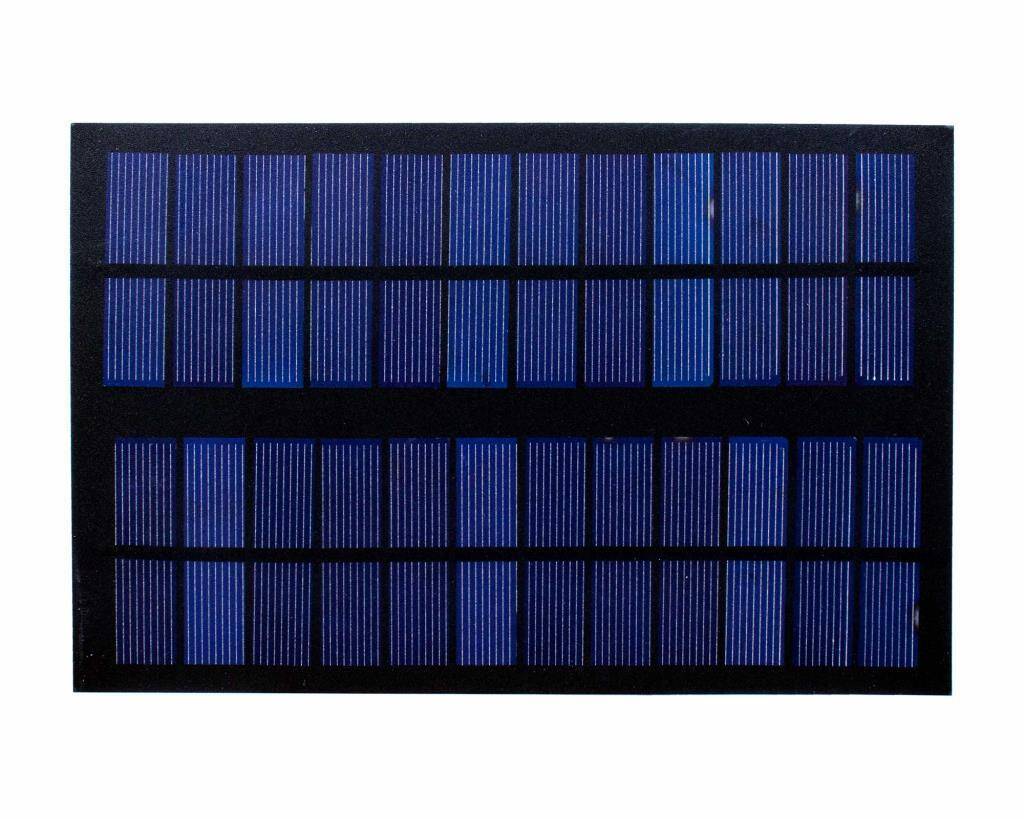 12V 100mA Günəş Paneli 200x130mm - 1