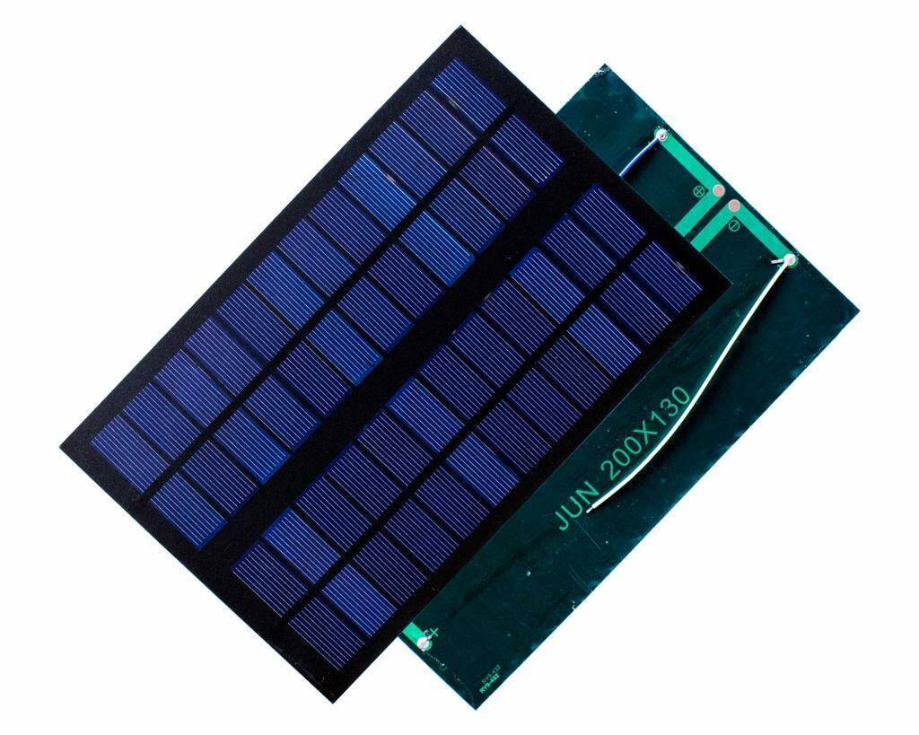 12V 100mA Günəş Paneli 200x130mm - 2