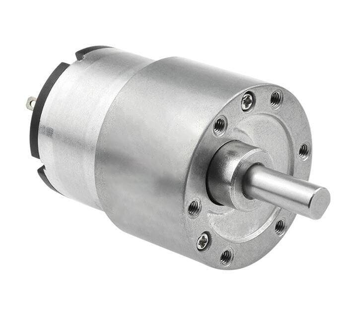 12V 30 RPM 37mm Reduktorlu DC Motor - 2