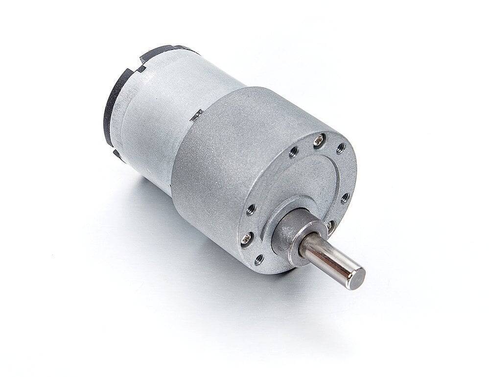 12V 30 RPM 37mm Reduktorlu DC Motor - 4