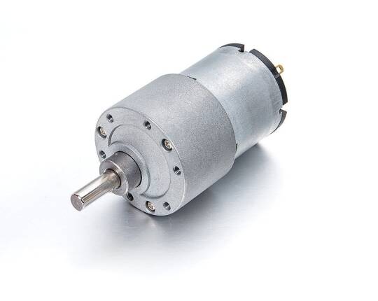 12V 50 RPM 37mm Reduktorlu DC Motor