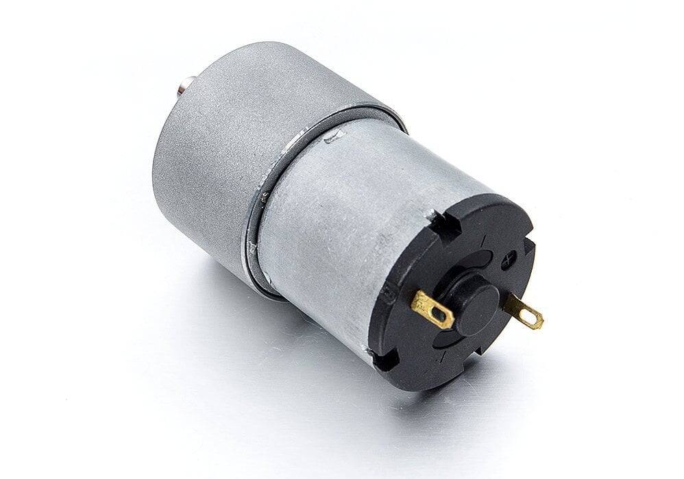 12V 50 RPM 37mm Reduktorlu DC Motor - 3