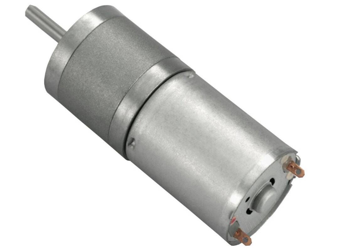 12V 500 RPM 25 mm Reduktorlu DC Motor - 3