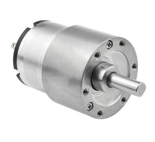 12V 60 RPM 37mm Reduktorlu DC Motor - 2