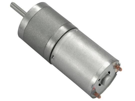 12V 750 RPM 25 mm Reduktorlu DC Motor - 3