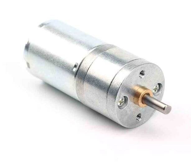 12V 90 RPM 25 mm Reduktorlu DC Motor - 1