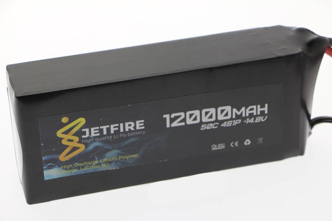 14.8V 12000mAh 50C Li-Po Batareya 4S JetFire Batareya - 1