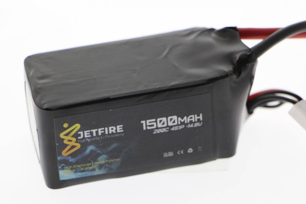 14.8V 1500mAh 200C Li-Po Batareya 4S JetFire Batareya - 1