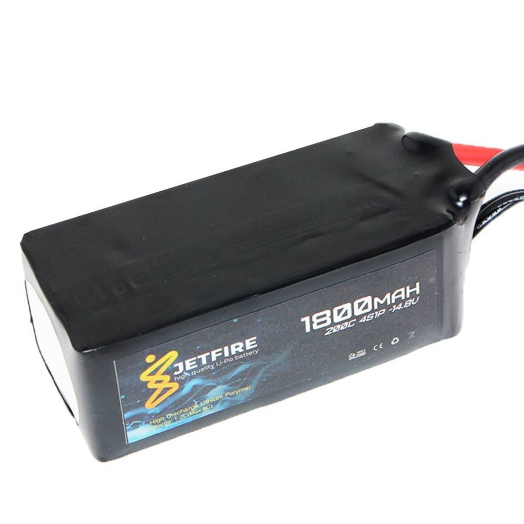 14.8V 1800mAh 200C Li-Po Batareya 4S JetFire Batareya - 1