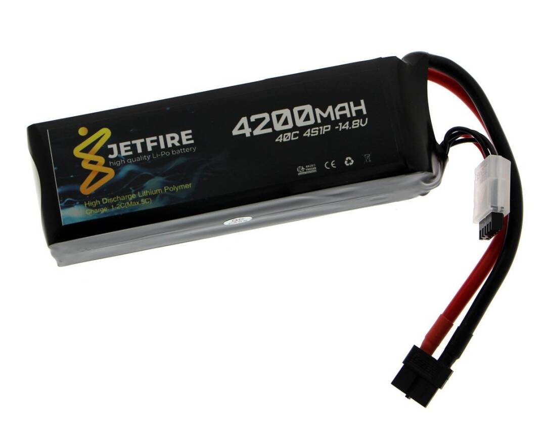 14.8V 4200mAh 40C Li-Po Batareya 4S JetFire Batareya - 2