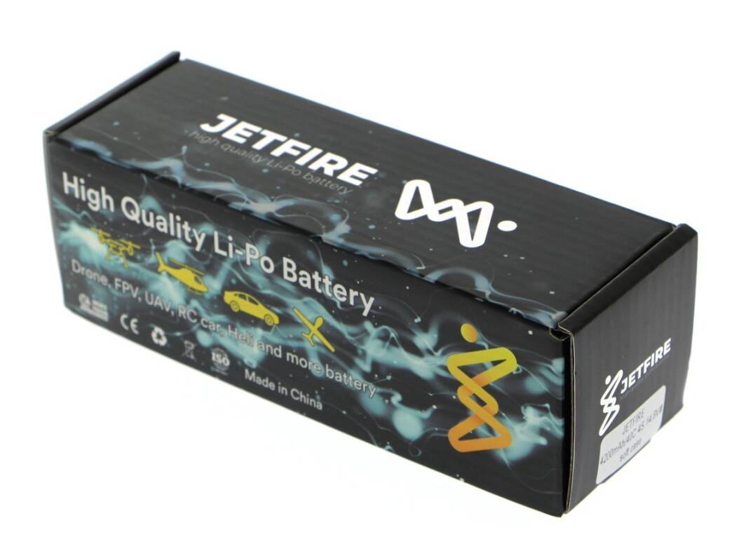 14.8V 4200mAh 40C Li-Po Batareya 4S JetFire Batareya - 3