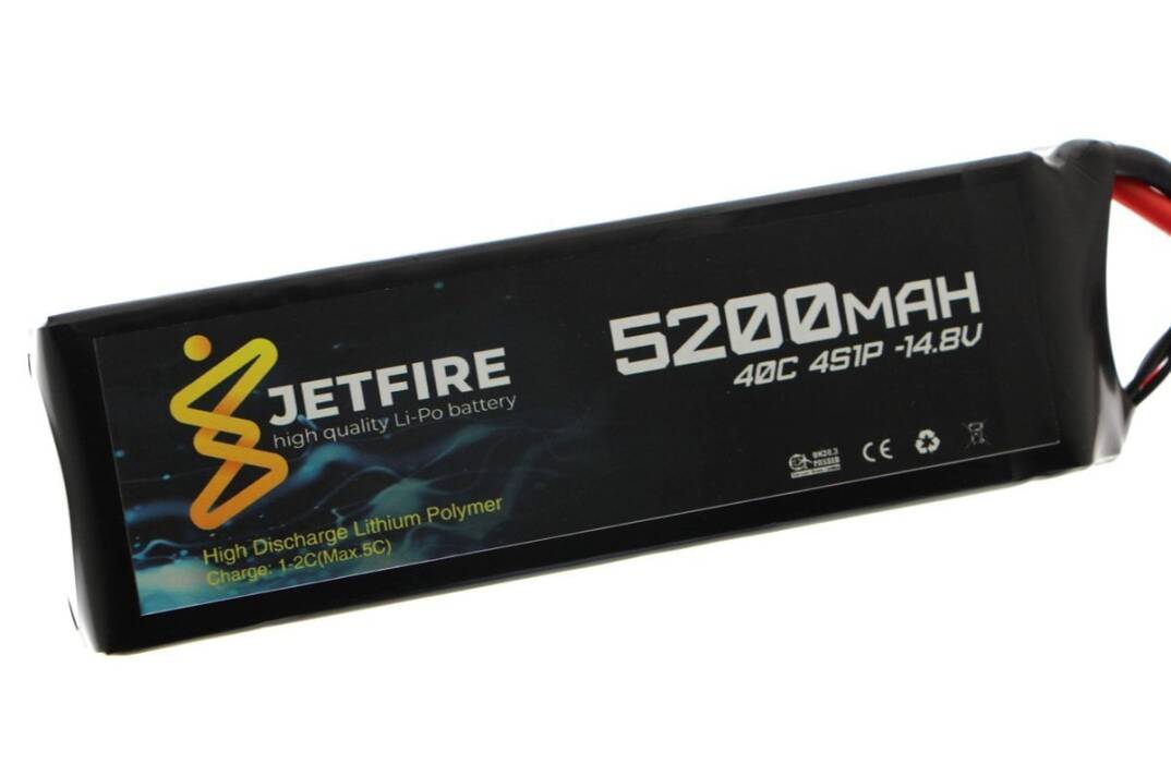 14.8V 5200mAh 40C Li-Po Batareya 4S Batareya - 1