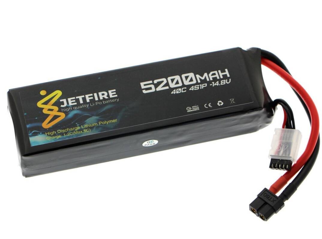 14.8V 5200mAh 40C Li-Po Batareya 4S Batareya - 2