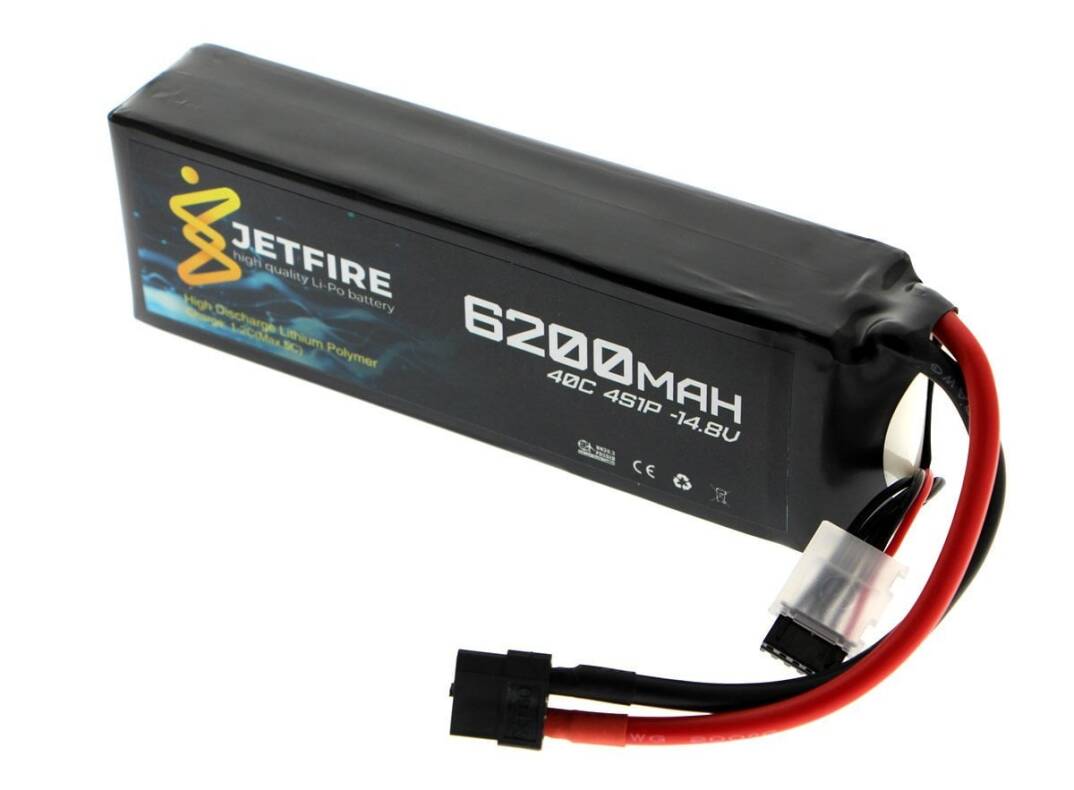 14.8V 6200mAh 40C Li-Po Batareya 4S Batareya - 2