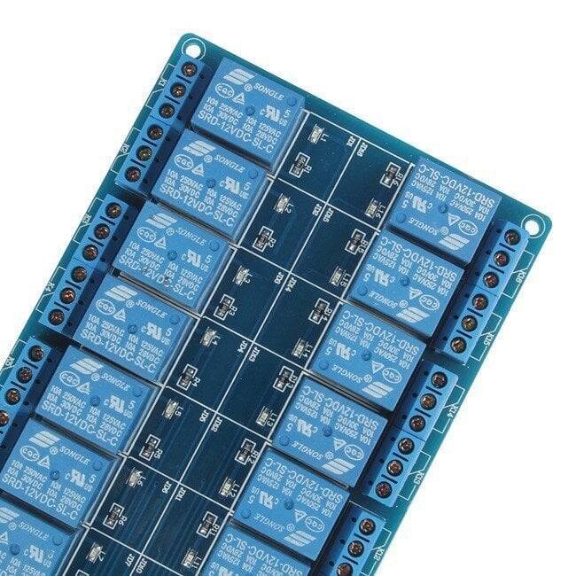 16'lı 5V Rele Kartı - 16 Way 5V Relay Module - 1