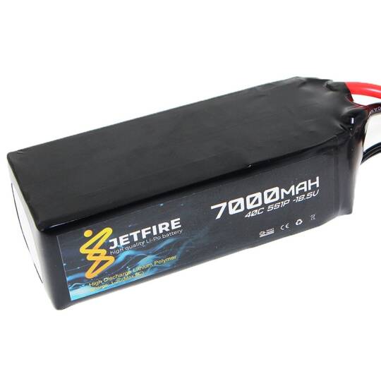 18.5V 7000mAh 70C Li-Po Batareya 5S JetFire Batareya