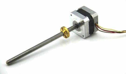 20 sm Vidalı Mil Step Motor Nema 17