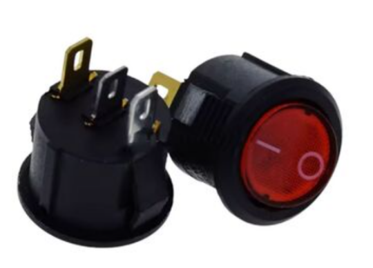 20mm İşıqlı ON-OFF Açar Switch - 2