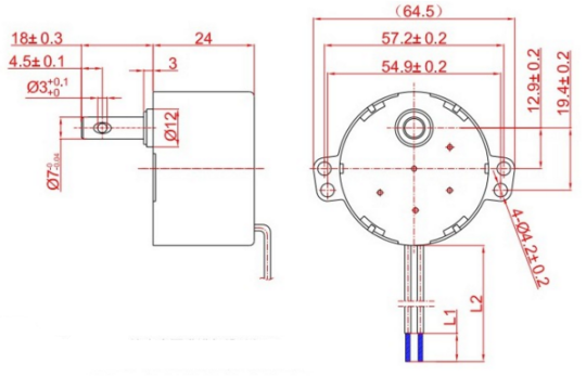 220 V 20 RPM AC Senkron Motor - 2