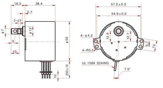 220 V 33 RPM 6 W AC Senkron Motor - 2