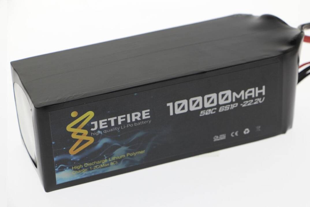22.2V 10000mAh 50C Li-Po Batareya 6S JetFire Batareya - 1