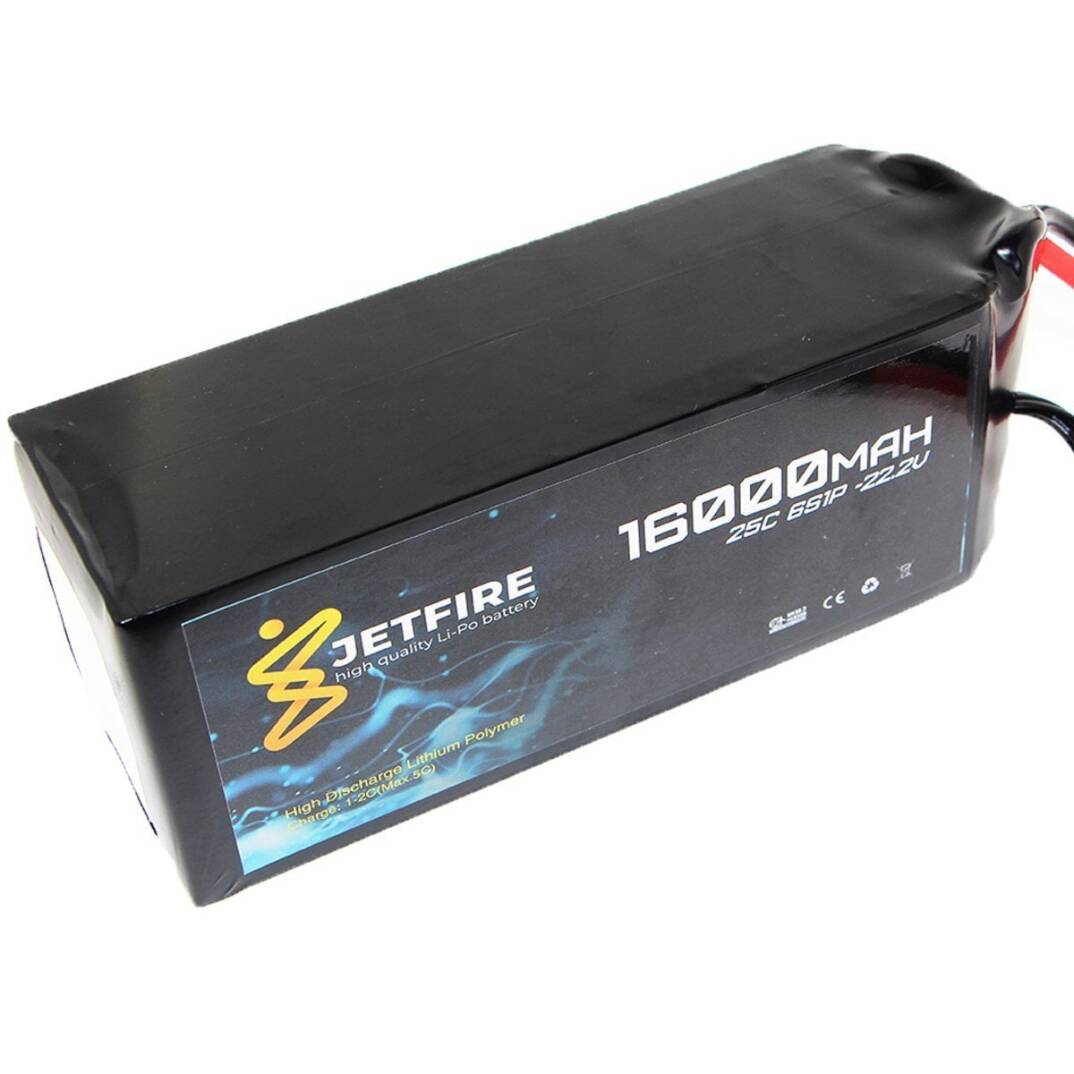 22.2V 16000mAh 25C Li-Po Batareya 6S JetFire Batareya - 1