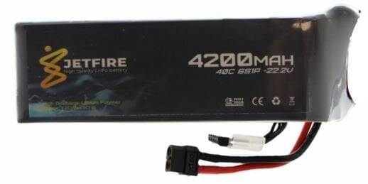 22.2V 4200mAh 40C Li-Po Batareya 6S JetFire Batareya - 1
