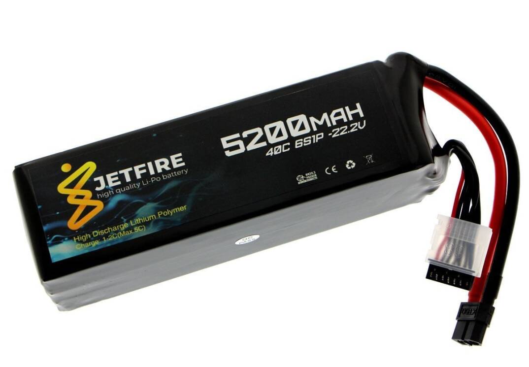 22.2V 5200mAh 40C Li-Po Batareya 6S Batareya - 2