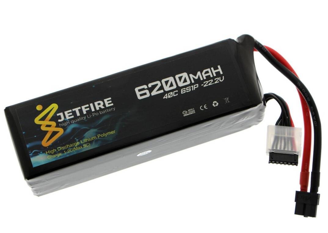 22.2V 6200mAh 40C Li-Po Batareya 6S Batareya - 2