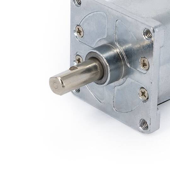 24V 20 RPM 42mm Reduktorlu Kvadrat Flanşlı Uzun DC Motor - 3