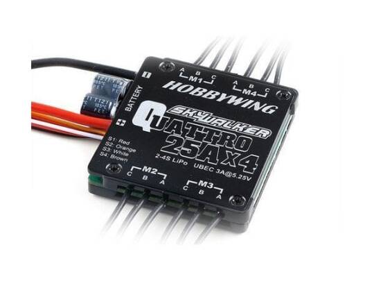25Ax4 Quattro ESC - 4lü Fırçasız Motor Sürücü Modulu