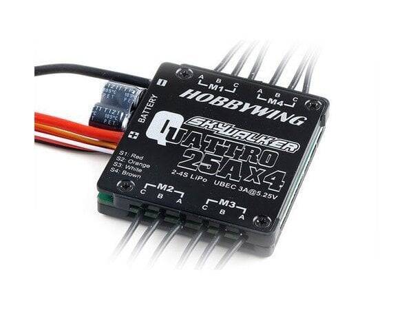 25Ax4 Quattro ESC - 4lü Fırçasız Motor Sürücü Modulu - 1