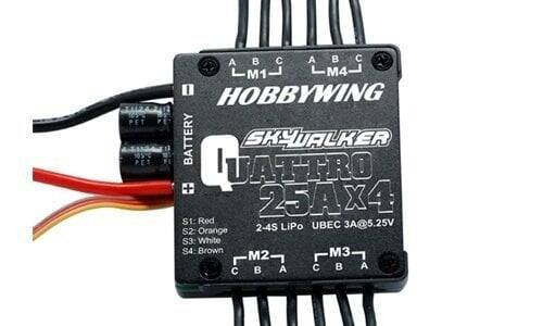 25Ax4 Quattro ESC - 4lü Fırçasız Motor Sürücü Modulu - 3