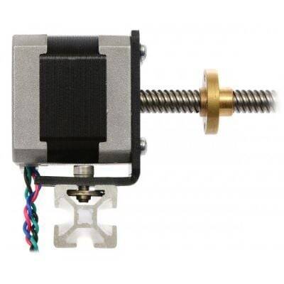 28cm Vidalı Milli Bipolar NEMA 17 200 Adım 42x38mm 2.8V Step Motor - PL-2268