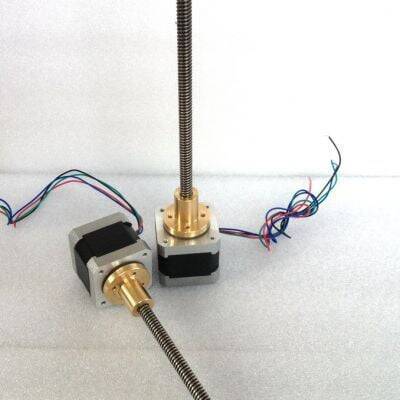28cm Vidalı Milli Bipolar NEMA 17 200 Adım 42x38mm 2.8V Step Motor - PL-2268 - 2