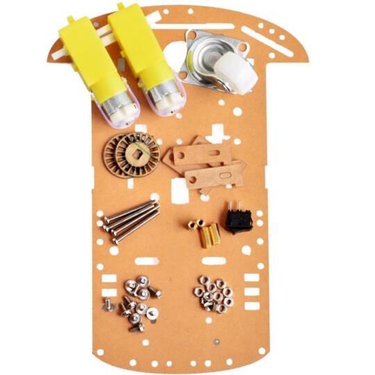 2WD Çoxməqsədli Mobil Robot Platforması - 4