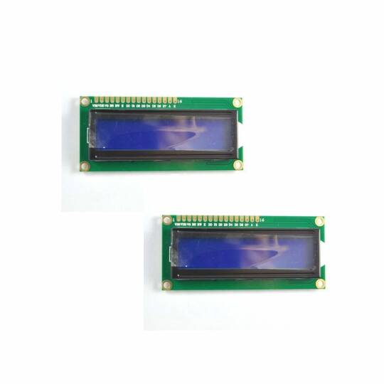 2x16 LCD Ekran - Mavi Üzərində Ağ - 4