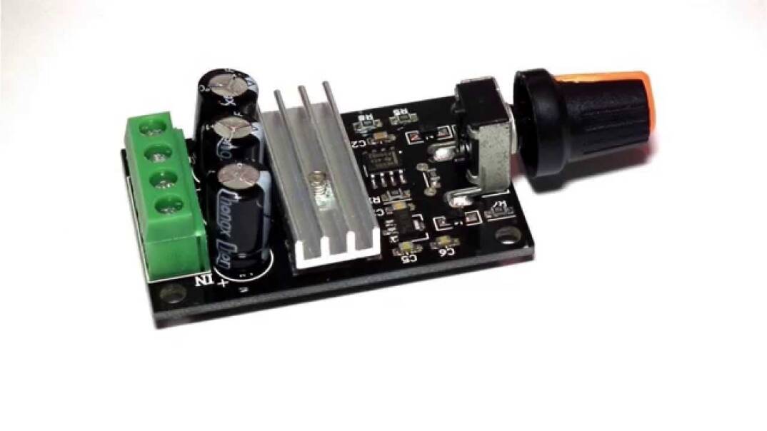 3 Amper Təcilli DC Motor Sürət İdarəetmə Kartı - 2