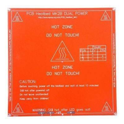 3 Ölçülü Qızdırıcı Lövhəsi - MK2A REPRAP PCB Heatbed - 2