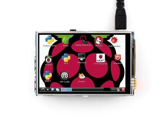 3.5'' Raspberry Pi Touch LCD Ekran (Əsas Ekran)